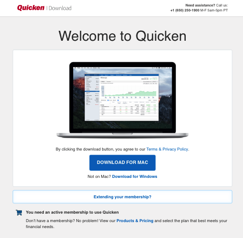 quicken for mac 2017 cannot install